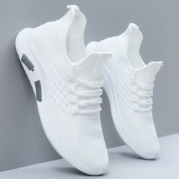 Mens Fashion Casual Breathable Sports Shoes (Option: 2300White-44)