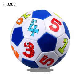 REGAIL Good Quality Children's Football Kindergarten Ball No 2 Football Office Stress Ball Toy Ball Manufacturer (Option: HJ0205 Digital Ball-Number 2 Ball For Children)