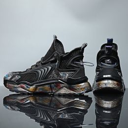 Breathable Thin Mesh Sports And Leisure Running Basketball Shoes (Option: White-46)