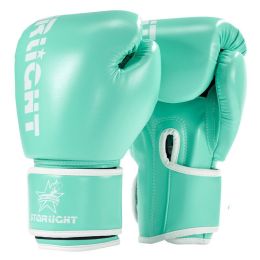 Sanda Muay Thai Fighting Gloves Training Fitness Equipment (Option: Mint Green-14oz)