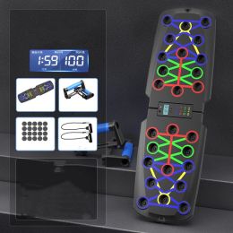 Household Multifunctional Push-up Training Board Men's Chest Abdominal Muscle Training Equipment Stool (Option: Count the pushup board2)