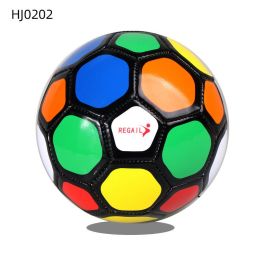 REGAIL Good Quality Children's Football Kindergarten Ball No 2 Football Office Stress Ball Toy Ball Manufacturer (Option: HJ0202 Colorful Ball-Number 2 Ball For Children)