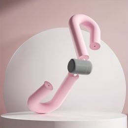 Thigh Master Muscle Fitness Exercise Equipment, Arm Leg Exerciser Pelvic Hip Trainer Inner Thigh Toner For Women Home Gym Yoga Workout Training (Color: Pink)