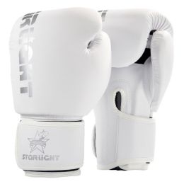 Sanda Muay Thai Fighting Gloves Training Fitness Equipment (Option: White-14oz)