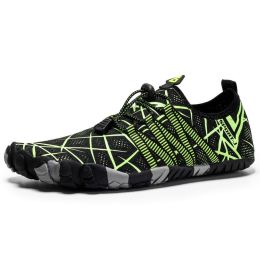 Five-finger Wading Shoes Outdoor Sports Shoes (Option: Green-44)