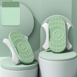 Household Fitness Equipment Separate Twist Waist Turntable Double Pedal (Option: Green-A pair)