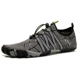 Five-finger Wading Shoes Outdoor Sports Shoes (Option: Grey-46)