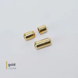 Lazy Multi-color Shoelace Metal Buckle Metal Capsule Buckle (Color: gold)