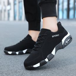 Mens Casual Outdoor Leisure Sports Shoes (Option: Black white-45)