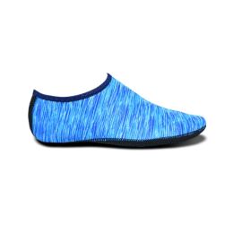 Printing Snorkeling Diving Socks For Men And Women 2.5MM Rubber Beach Socks Lycra Non-slip (Option: Blue B-2XL)