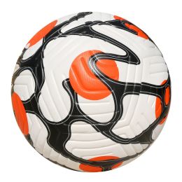 Pu Leather Hot Fit Football (Option: White Orange Black-Ball 5)