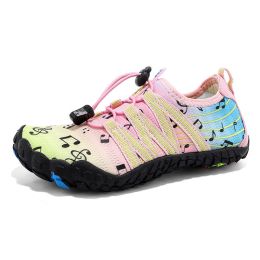 Children's Fashion Simple Water Sports Shoes (Option: Pink-37)